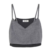 MIU MIU SS23 Camisole Women's Gray