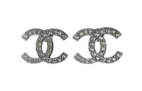 CHANEL Metal Earrings Women's Silver