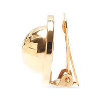 CELINE Gold-Plated Earrings Unisex Gold