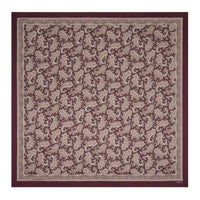 SAINT LAURENT Silk Silk Scarves Women's Brown