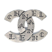 CHANEL 1999 Cc Logo engraved Brooch
