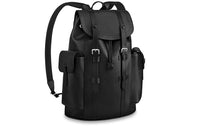 LOUIS VUITTON CHRISTOPHER Epi Water Ripple Leather Backpack Regular Men's Black