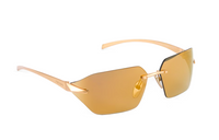 PRADA Logo engraved Frameless Sunglasses