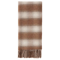 Loro Piana Wool Cashmere Knit Scarves Women's Light Camel/Ancient Paper Color