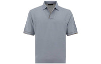 Loro Piana Polo Shirts Men Gray Blue