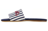 MIU MIU Slide Slippers Women's Blue White