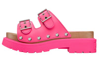 DIOR DIORquake Slide Slippers Women's Bright Pink