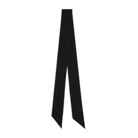 CELINE Silk Scarves Women's Black