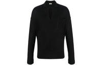 SAINT LAURENT V neck Long sleeve Sweatshirt