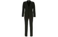 SAINT LAURENT Silk trimmed Suit