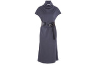 CELINE Short Sleeved Dresses Women's Purple