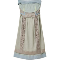 MIU MIU Sleeveless Dress Women's Blue