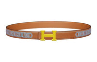 HERMES Leather Belts Women's Brown