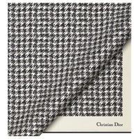 DIOR Mulberry Silk Scarves Women's Black