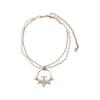 CHANEL 1986-1988 Cc Pearl Necklace