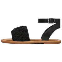 CELINE Triomphe One Strap Sandals 1.5cm Women's Black