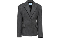 PRADA Business Suits Women's Slate Gray