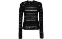 SAINT LAURENT Pointelle-knit Sweater
