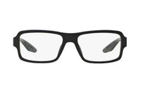 PRADA Plastic Rectangular Eyeglass Frames Men's Black