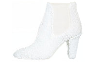 CHANEL Chelsea Boots Women's White
