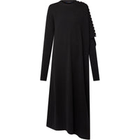 LOUIS VUITTON Asymmetrical Cashmere Knit Dress