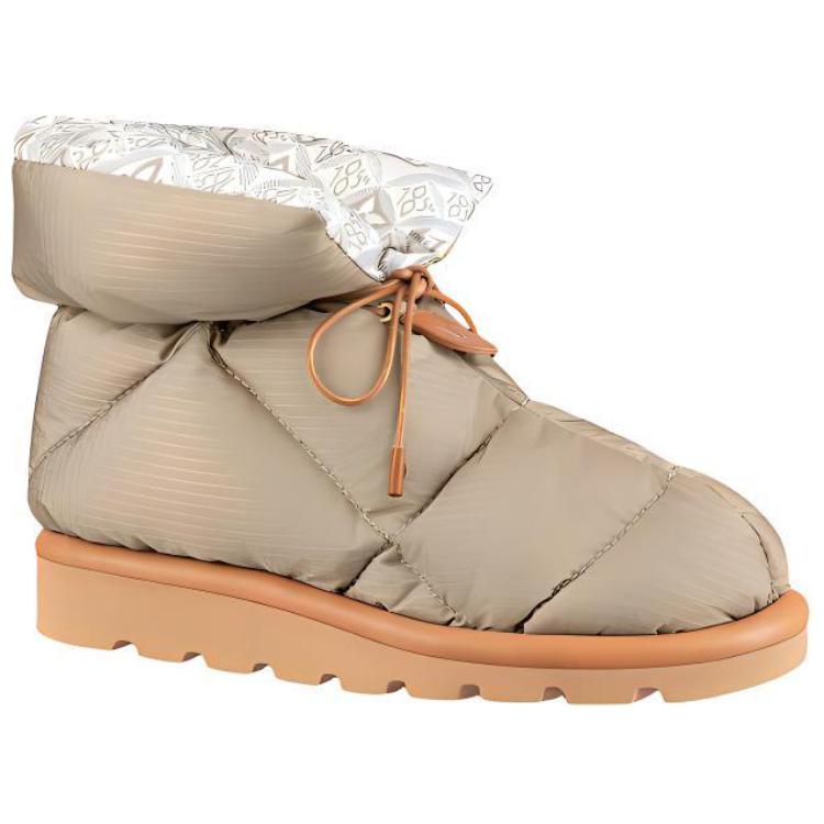 LOUIS VUITTON Ankle Boots Women's Beige