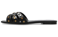 SAINT LAURENT Open Toe Slip-On Sandals Women's