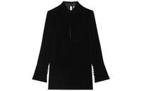 SAINT LAURENT Long Sleeved Dresses Women's Black
