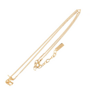 SAINT LAURENT Brass Necklaces Women's Gold