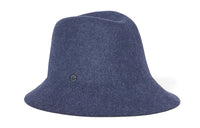 Loro Piana Rabbit Fur Cashmere Felt Top Hats Women's Blue