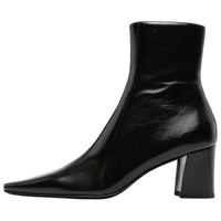 SAINT LAURENT Pointed-toe Panelled Boots