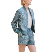 HERMES Jackets Coats Women's Blue