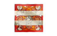 HERMES Cashmere Silk Silk Scarves Women's Red