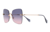 MIU MIU Sunglasses Women's Gold
