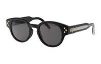 DIOR Acetate Irregular Shape Sunglasses Men's Black