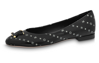 LOUIS VUITTON NINA Nautical Collection Ballet Dance Casual Shoes Women's Black