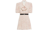 MIU MIU Short-Sleeved Dresses Women's Beige