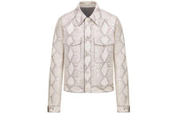 DIOR SS22 Leather Jacket Men's Ecru