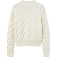 Loro Piana FW24 Cashmere Sweater Women's Snow White