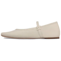LOUIS VUITTON Romy Flat Mary Jane Shoes Women's Light Brown