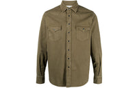 SAINT LAURENT Stonewashed Western Shirt