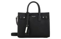 SAINT LAURENT Leather Shoulder Bag, Crossbody Bag, Handbag Women's Black