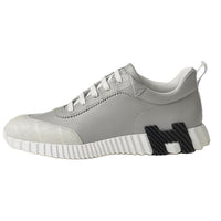 HERMES Bouncing Low-Top Casual Shoes Men's Gray