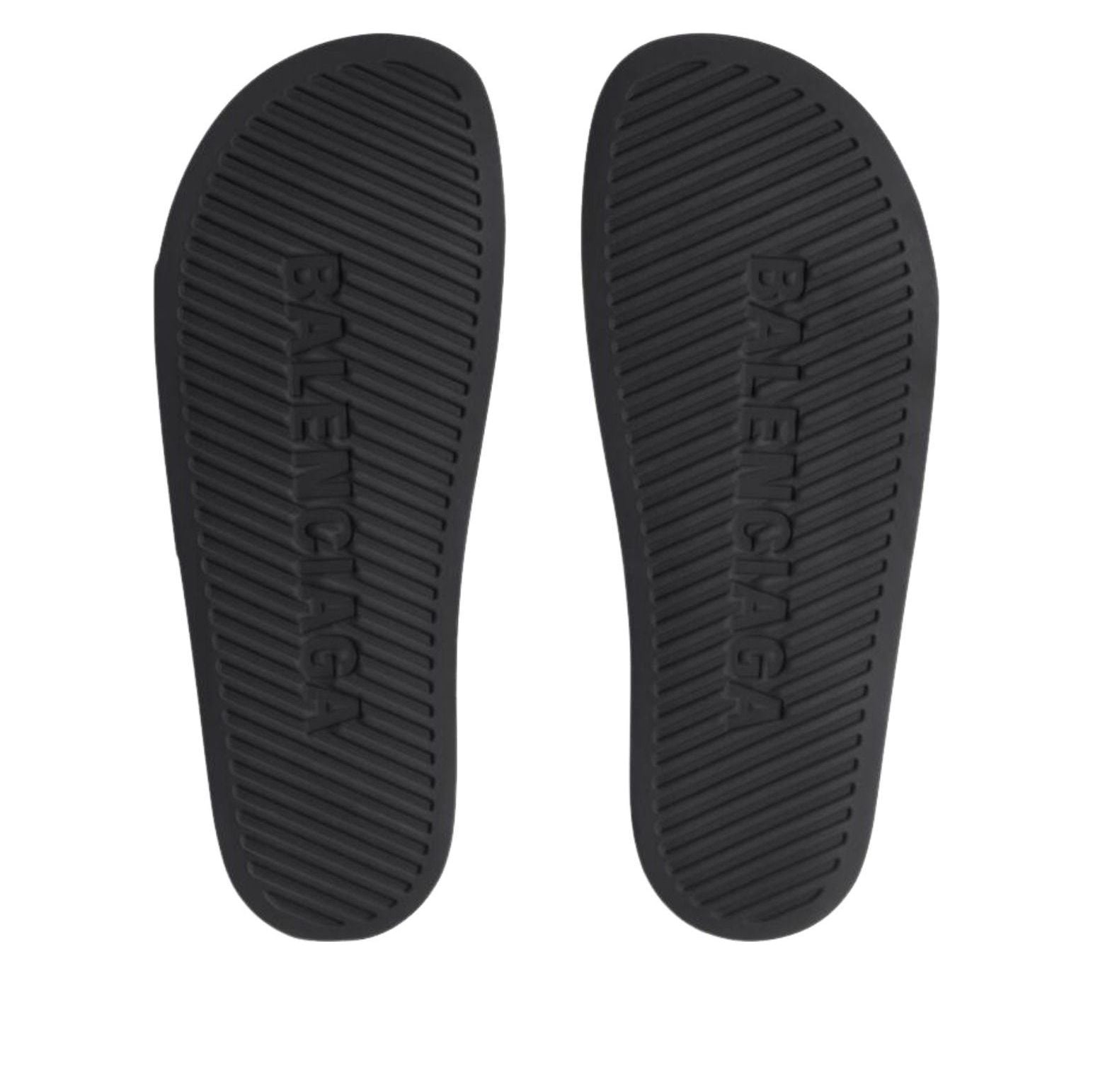 Balenciaga Pool Slide Sandal 'Black White' 689031W0FPC1090