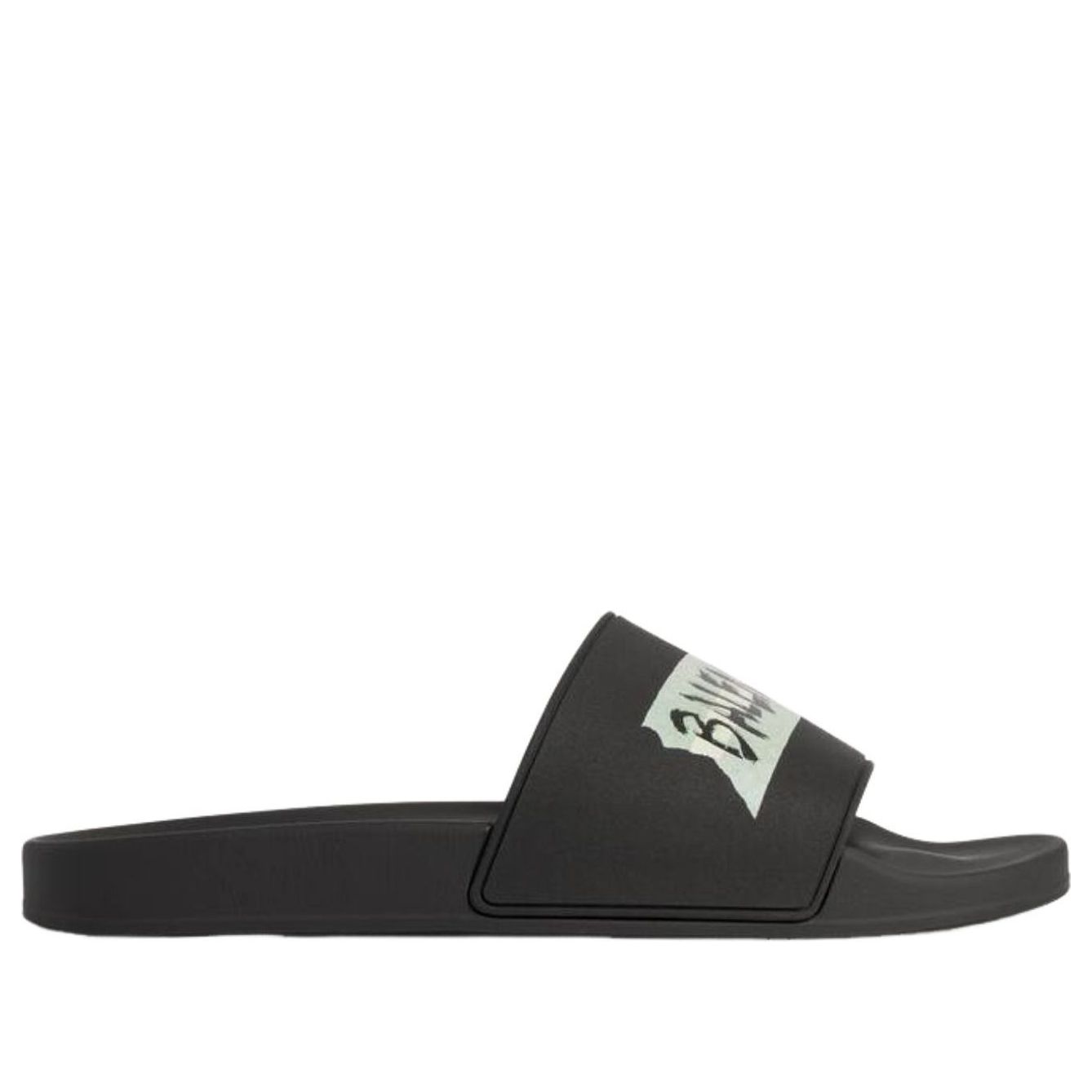 Balenciaga Pool Slide Sandal 'Black White' 689031W0FPC1090