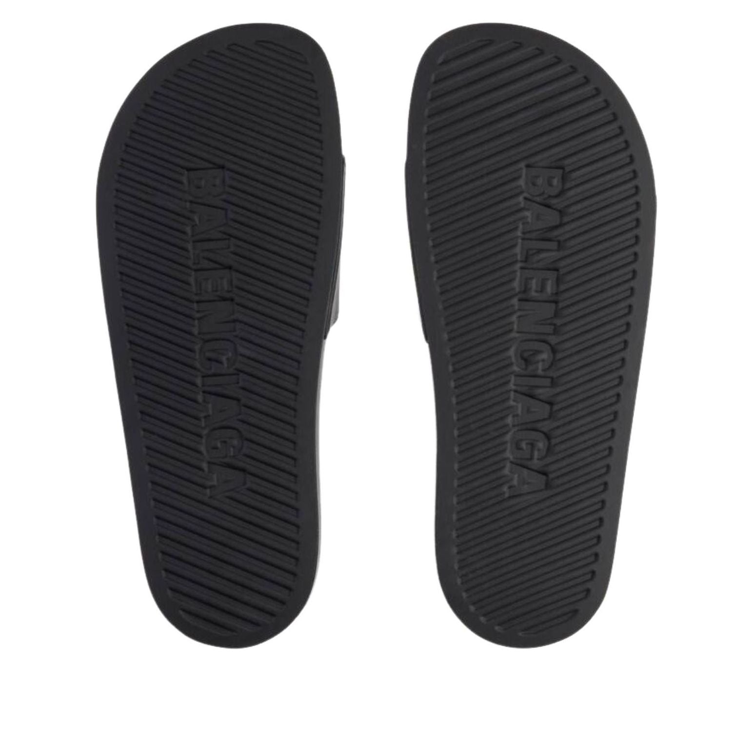 Balenciaga Pool Slide Sandal 'Black Yellow' 689031W1SA21090