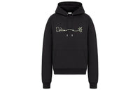 DIOR New Season Collection Travis Scott Collaboration Collection Sweatshirt Men's Black