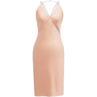 SAINT LAURENT Backless Slip Dress