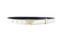PRADA Leather Belts Women's White