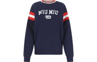 MIU MIU Logo Printed Crewneck Sweatshirt